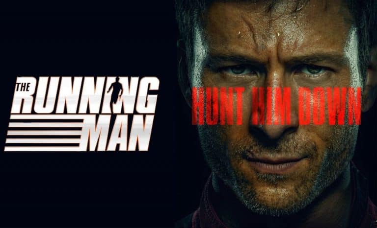 Teaser póster de The running man, basada en la novela homónima de Stephen King. Créditos: Paramount.