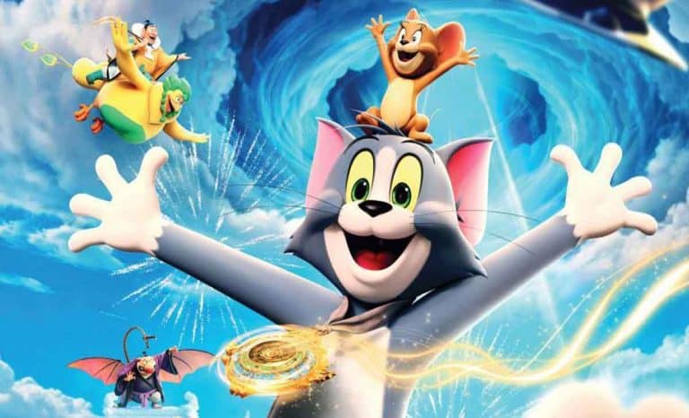 Cartel de Tom y Jerry: Aventura en el tiempo. Créditos: Adso Films.
