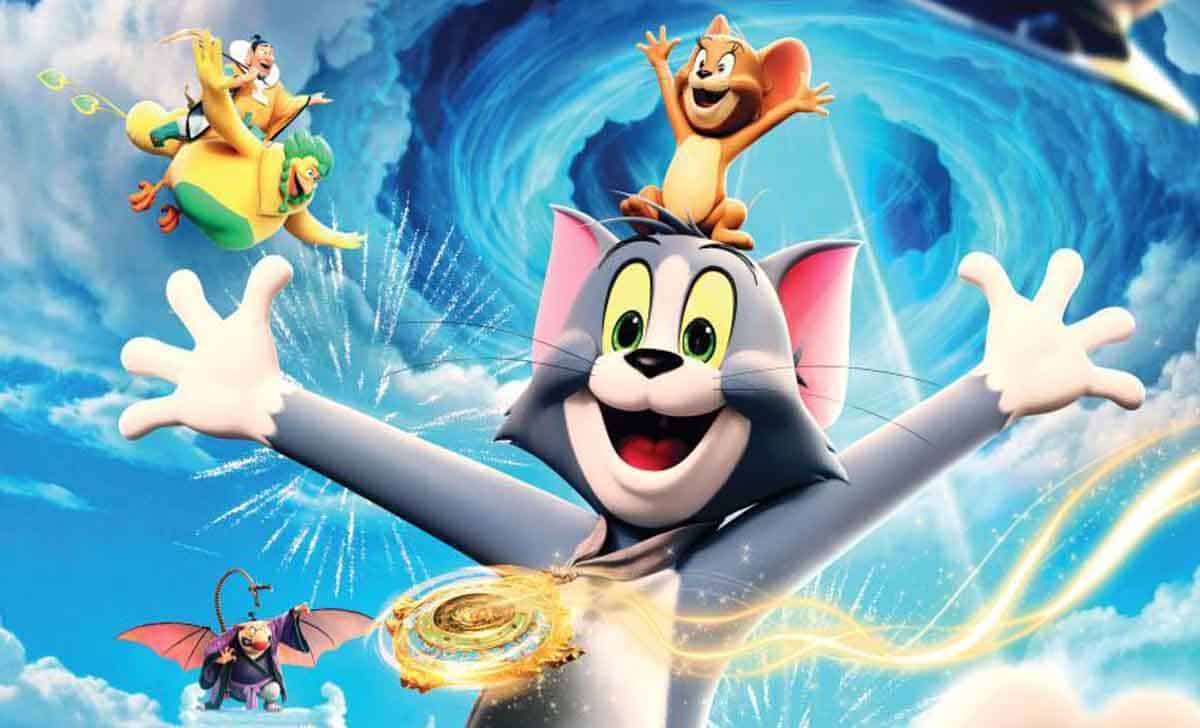 Cartel de Tom y Jerry: Aventura en el tiempo. Créditos: Adso Films.