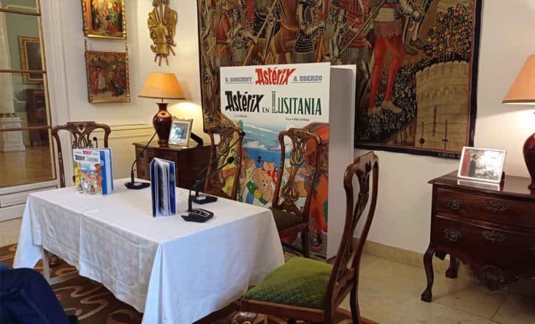 Presentación de Astérix en Lusitania. Créditos: Paco Silva.