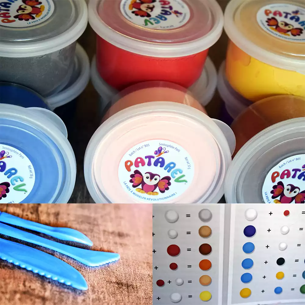 Colores y herramientas de Patarev. Créditos: docpastor.com - Amamos la Cultura Pop