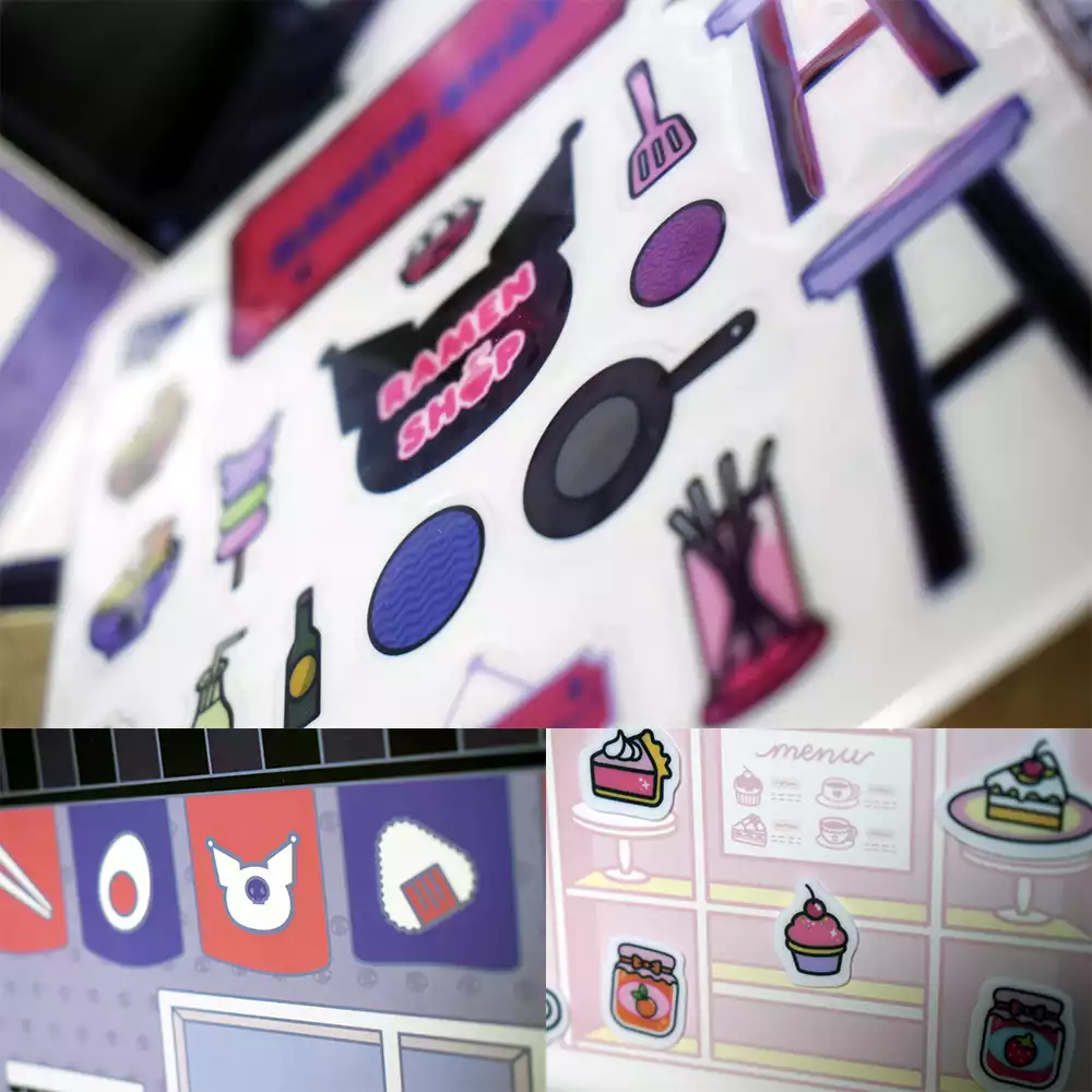 Más detalles de los sets del Kawaii Foodcourt de Hello Kitty. Créditos: docpastor.com - Amamos la Cultura Pop