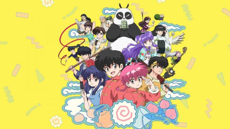 Cartel promocional de la serie Ranma ½. Créditos. MAPPA.