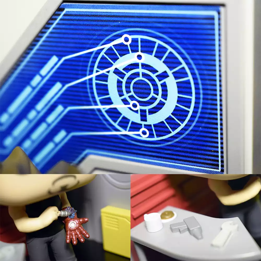 Detalles del Iron Man de Funko Pop! Créditos: docpastor.com - Amamos la Cultura Pop