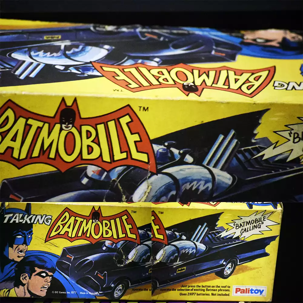 El Talking Batmobile de Palitoy. Créditos: docpastor.com - Amamos la Cultura Pop