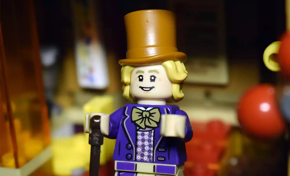 El Willy Wonka de Gene Wilder en versión LEGO. Créditos: docpastor.com - Amamos la Cultura Pop