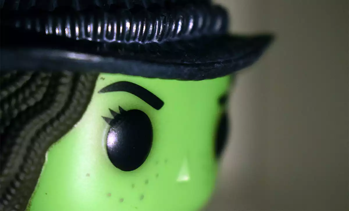 Elphaba de Wicked Parte II en versión Funko Pop!. Créditos: docpastor.com - Amamos la Cultura Pop