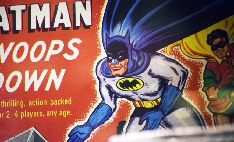 Juego de mesa de Batman de los años 60 del siglo XX. Créditos: docpastor.com - Amamos la Cultura Pop