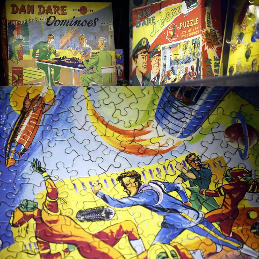 Juguetes de Dan Dare en el Museum of Brands. Créditos: docpastor.com - Amamos la Cultura Pop