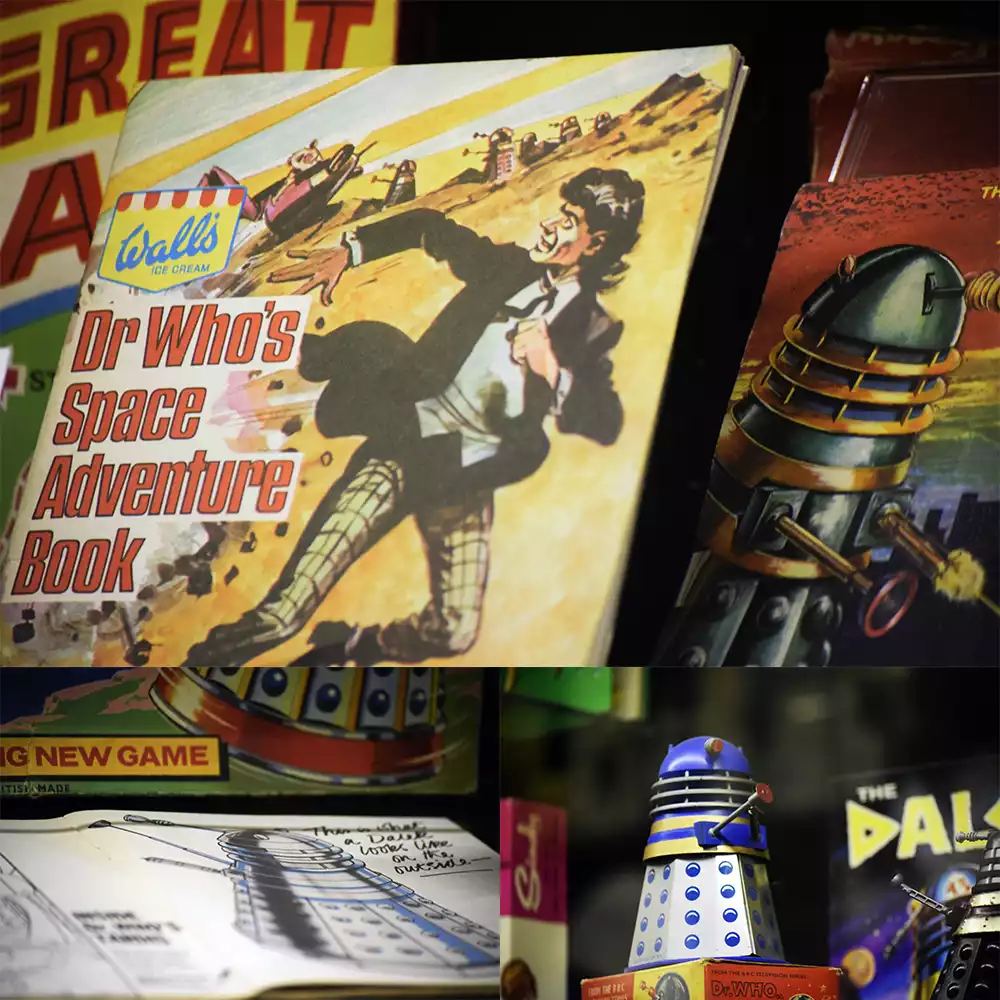 Juguetes de Doctor Who y los daleks en el Museum of Brands. Créditos: docpastor.com - Amamos la Cultura Pop