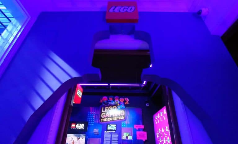 Entrada de LEGO Gaming: The Exhibition. Créditos: Paco Silva.