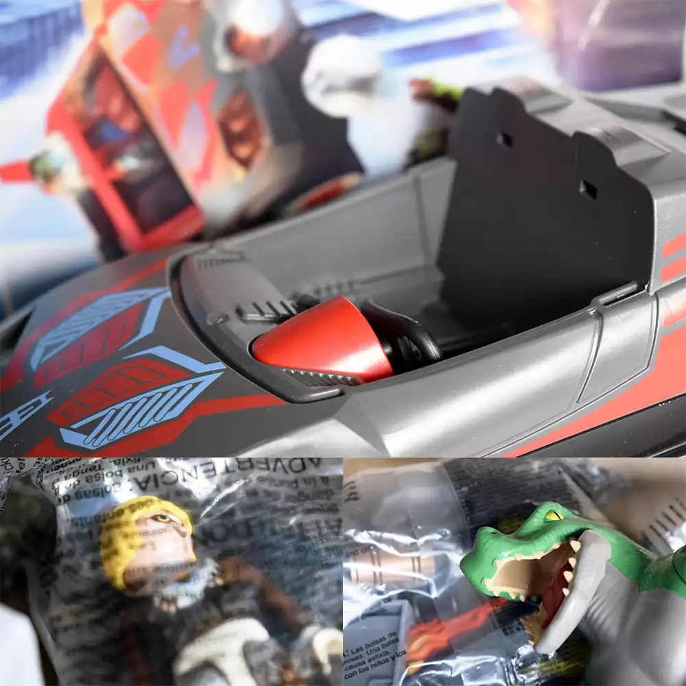 Personajes y vehículos de la línea Heroes de Playmobil. Créditos: docpastor.com - Amamos la Cultura Pop