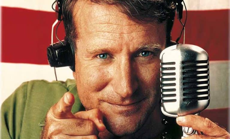 Cartel de Good Morning, Vietnam. Créditos: Divisa Home Video.