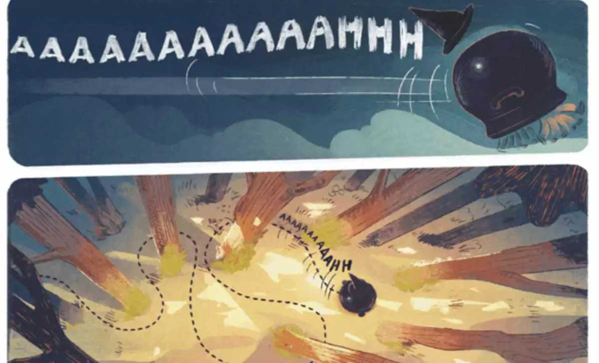 Viñetas interiores de Bruma. Créditos: Astiberri