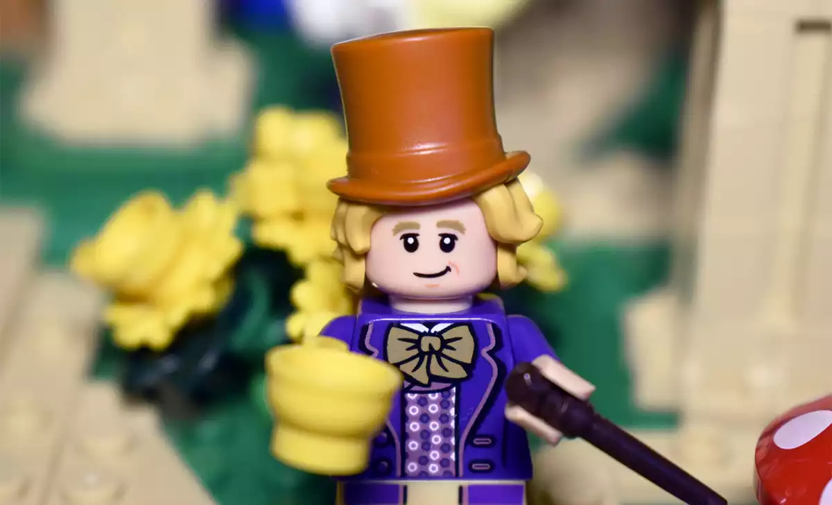 Willy Wonka en versión LEGO. Créditos: docpastor.com - Amamos la Cultura Pop