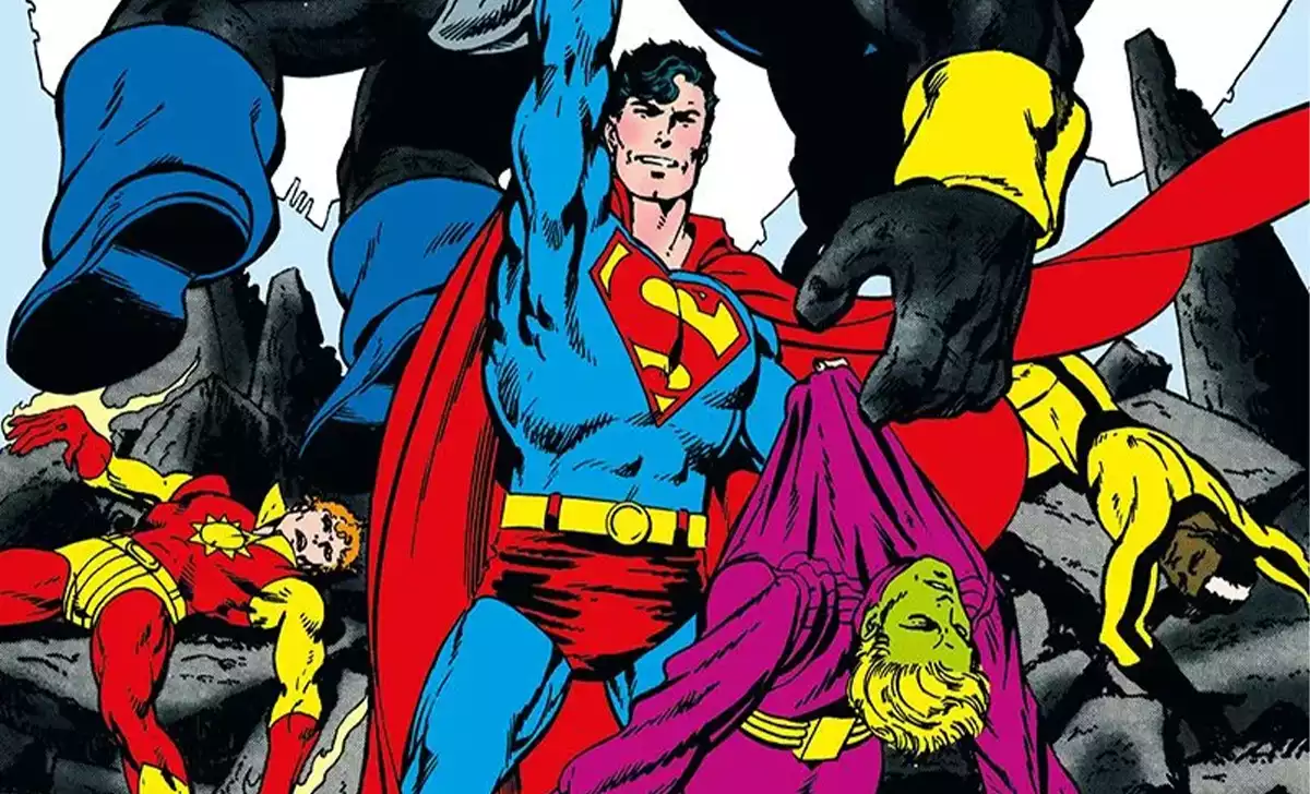 El Superman de John Byrne enfrentado a la Legión de Superhéroes. Créditos: Panini/DC
