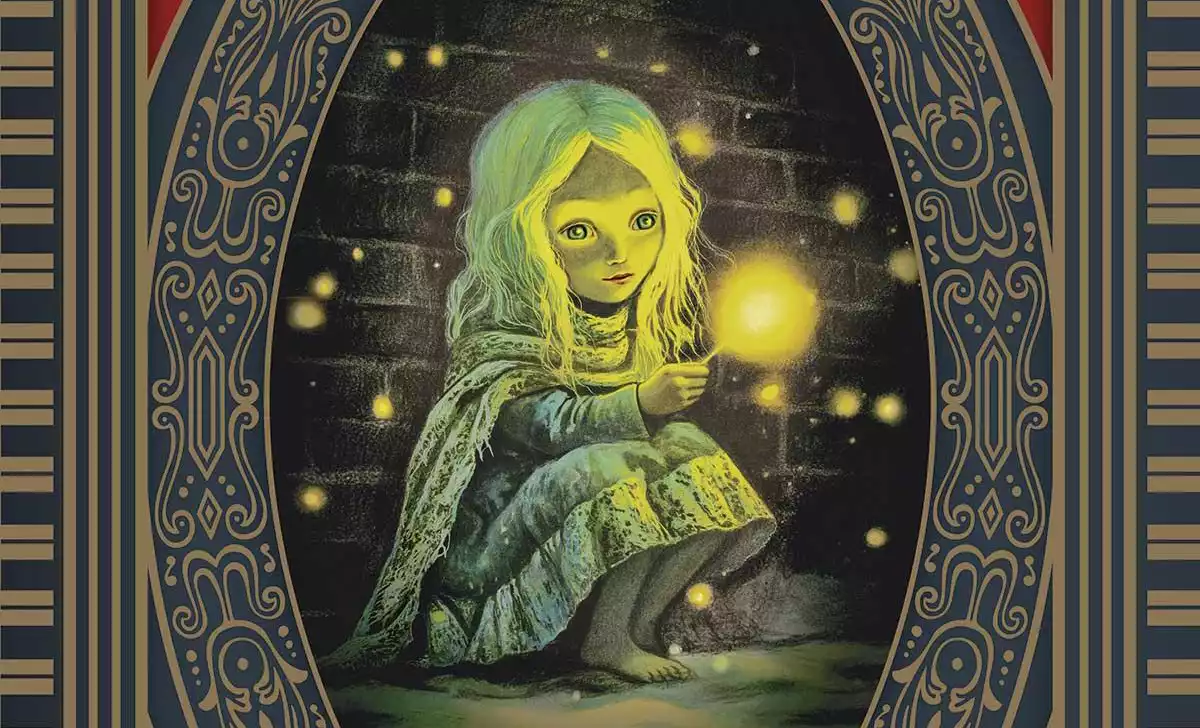 Portada de La pequeña cerillera. Créditos: Edelvives