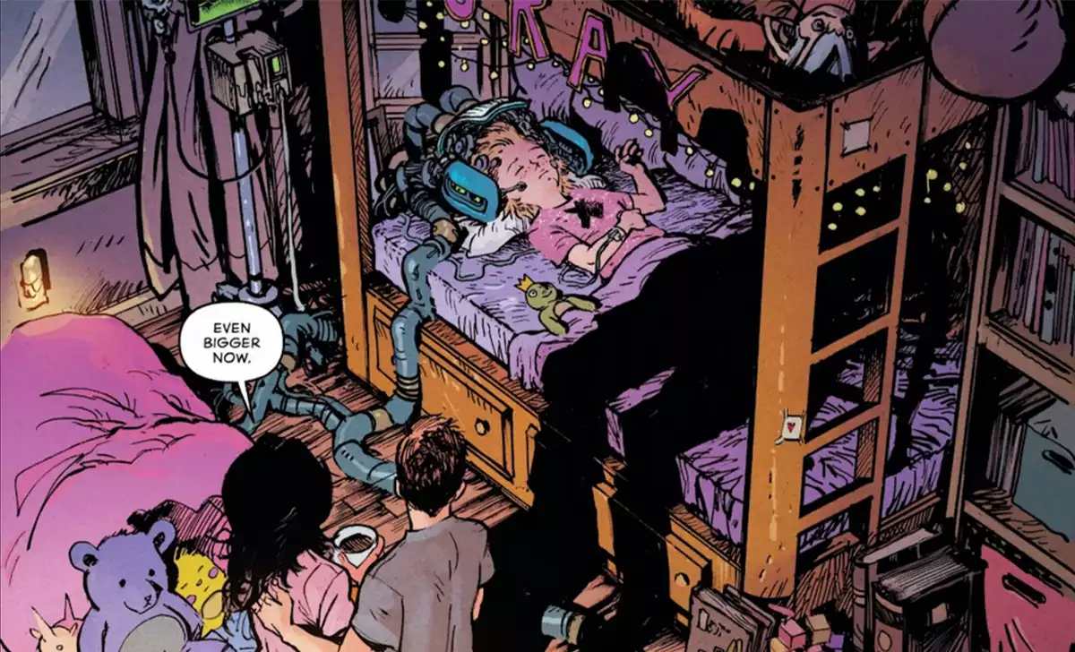 Viñeta de La Luna nos persigue. Créditos: Norma Editorial