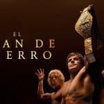 Cartel promocional de 'El clan de hierro' (2023). Créditos: BBC Film, Access Entertainment, House Productions, A24.